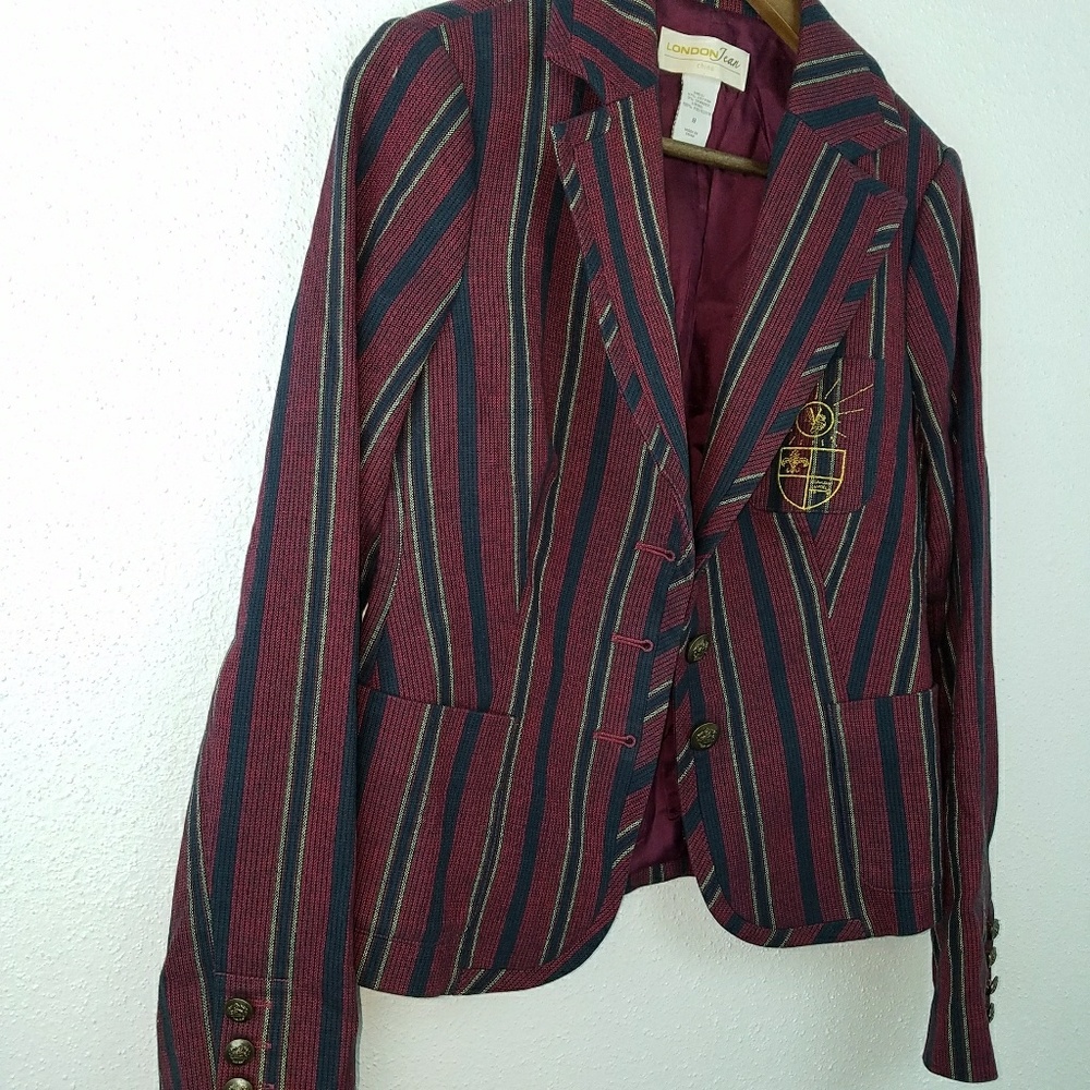 London Jean Blazer Size 8